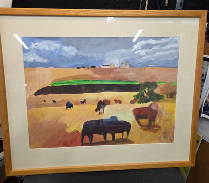 Animal Oil Painting Signed