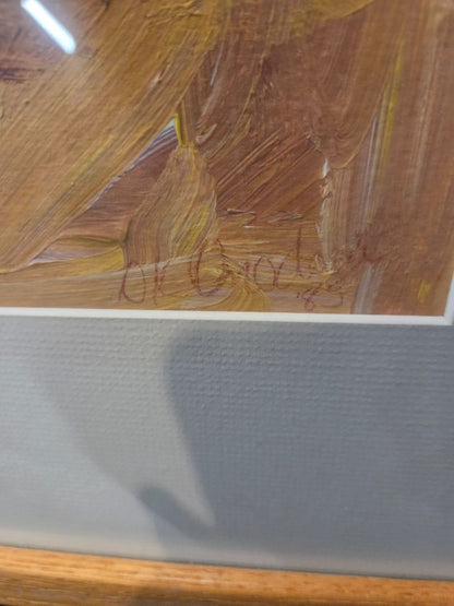 Animal Oil Painting Signed