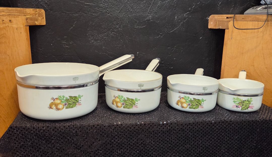 Haviland Limoges Aluminite 4 piece pots