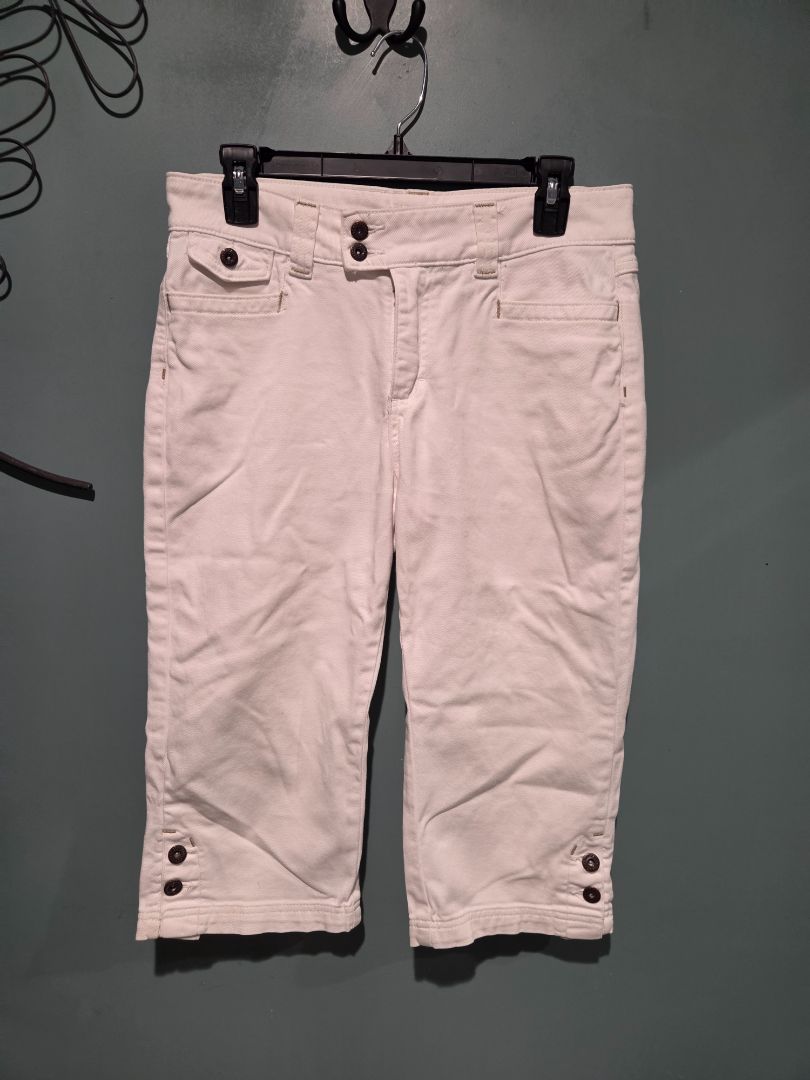 Lee White Capri Jeans