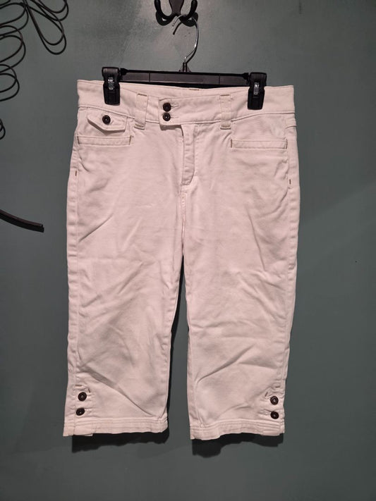 Lee White Capri Jeans