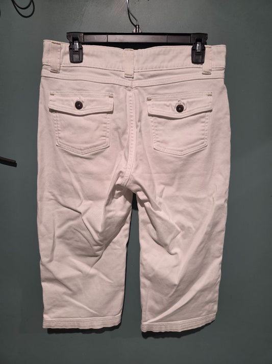 Lee White Capri Jeans