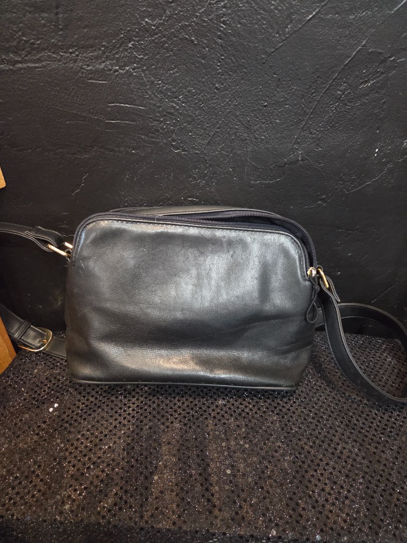 Black Leather Handbag