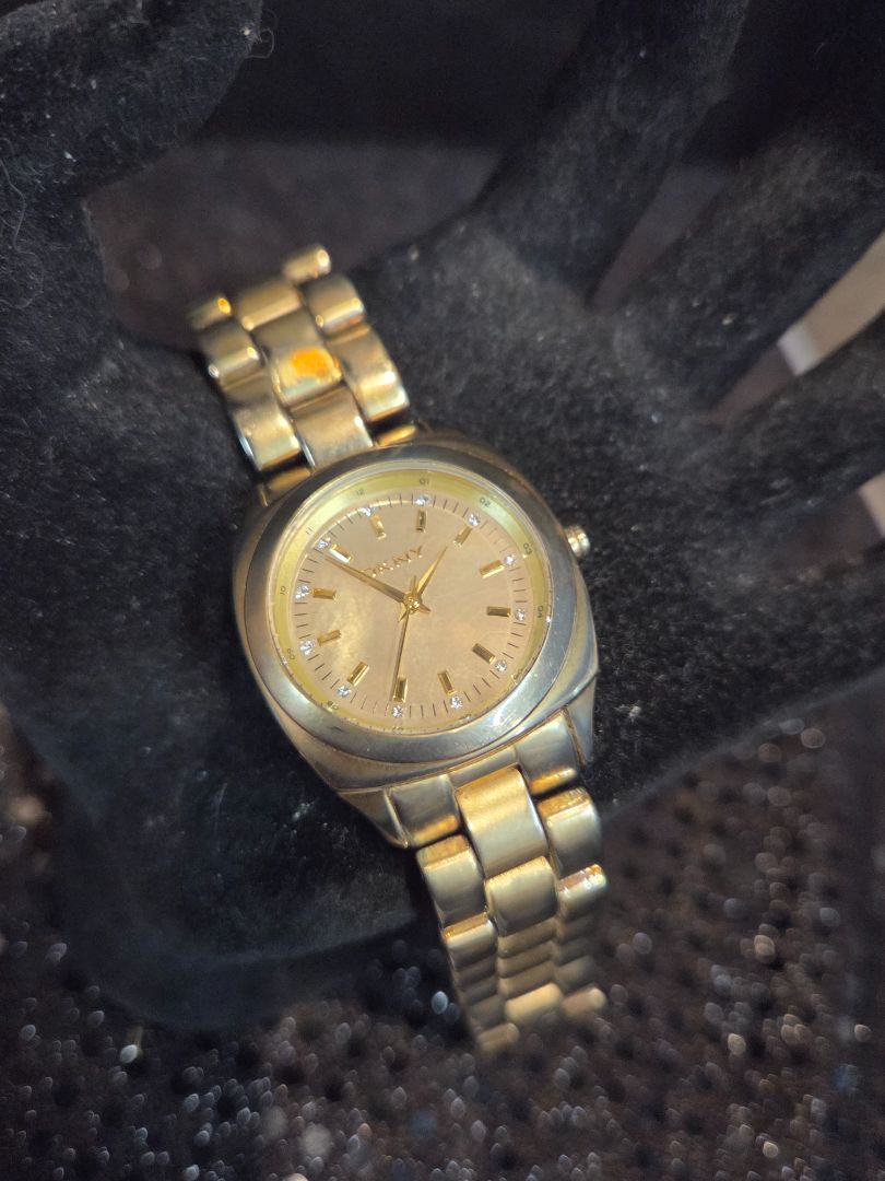 DKNY Stainless Steel Gold Toned Watch