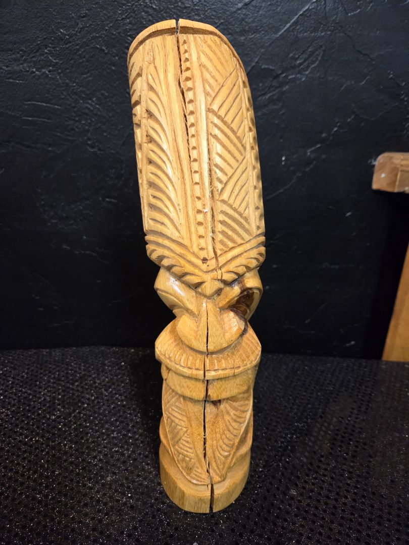 Hand Carved Tiki Totem