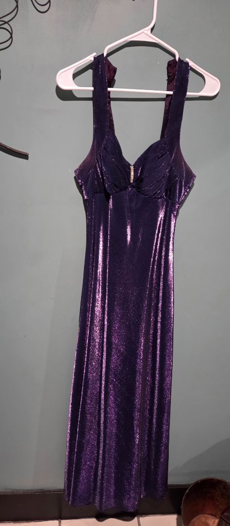 Blondie and Me Purple Dress  (sz 7-8)
