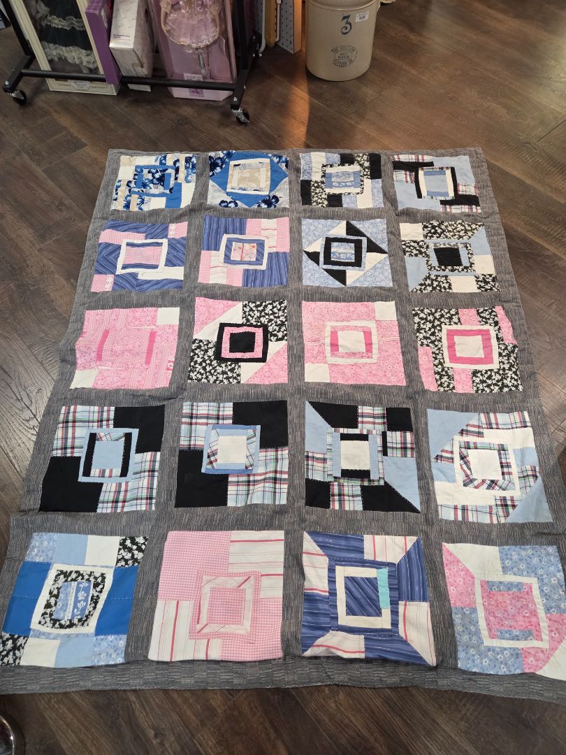 Hand Made Quilt Lap Size/toddler size