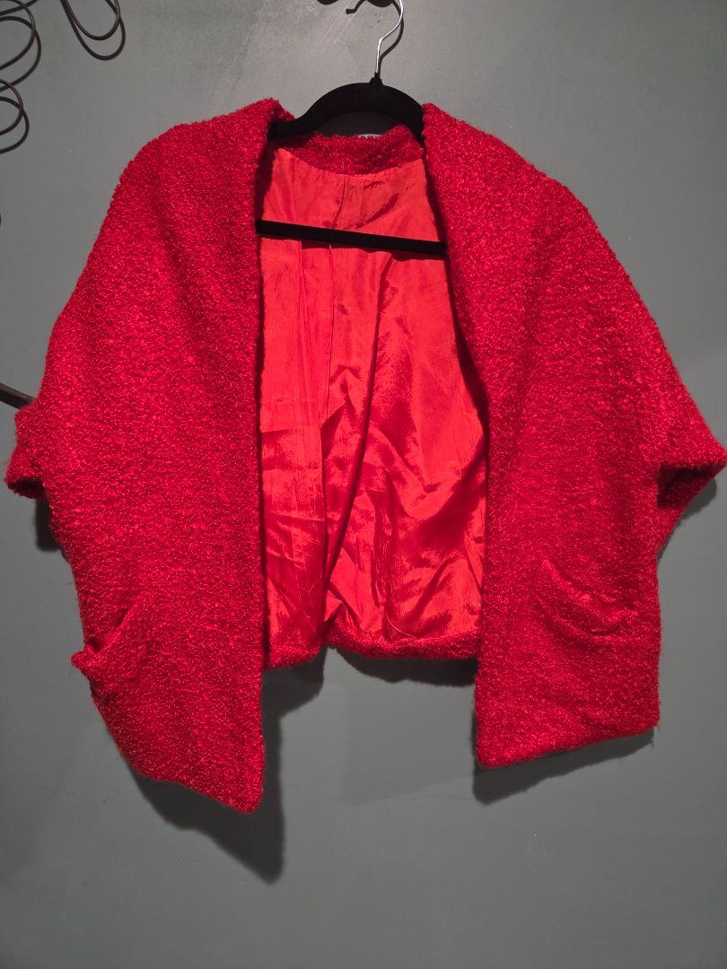 Red Cape with Pockets