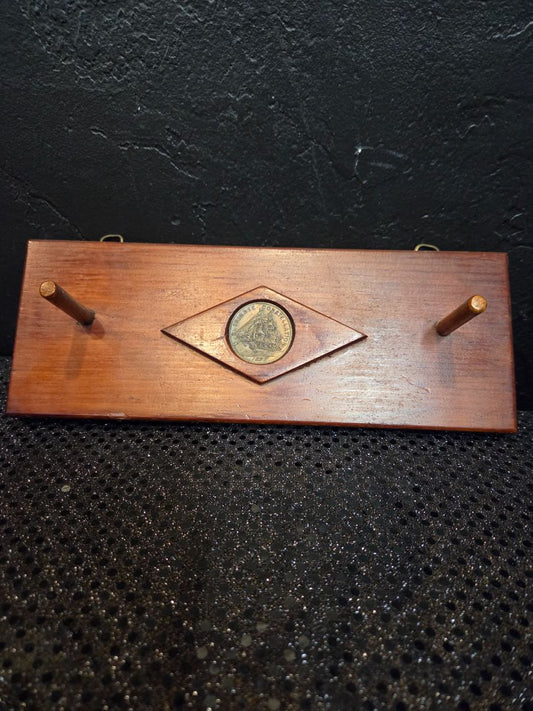 US Frigate Constellation 1797 Coin in a plaque