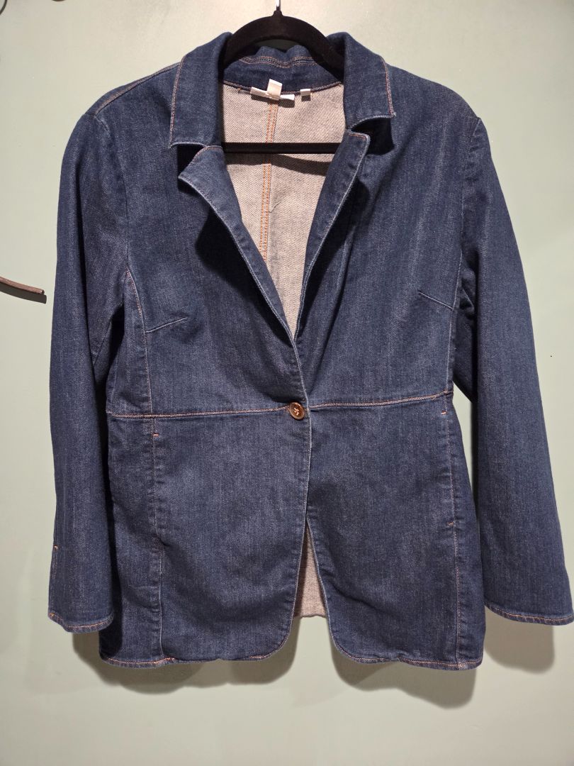 Chicos Denim Jacket (sz 1)