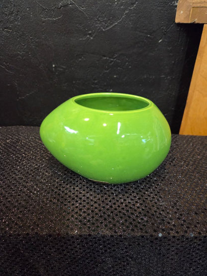 Vintage Haeger Pottery Green Easter Egg Planter