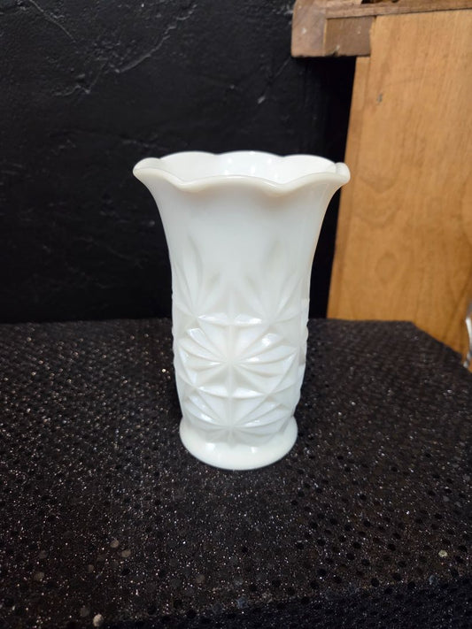 Vintage Hazel Atlas Starburst Milk Glass