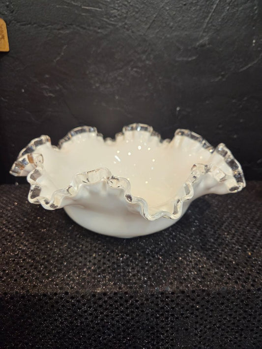 Fenton Silver Crest Bowl