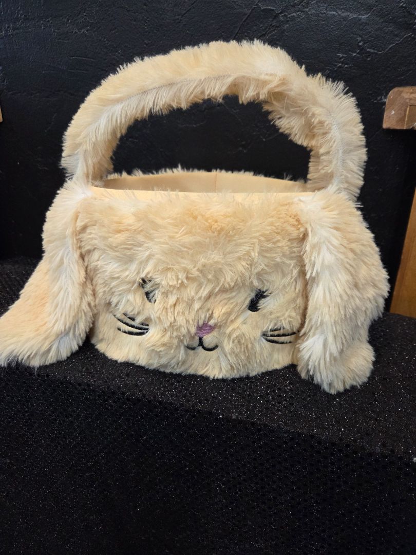 Plush Easter Bunny Basket