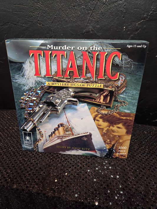 BePuzzled Murder on the Titanic 1000 Piece Mystery Jigsaw Puzzle unopened
