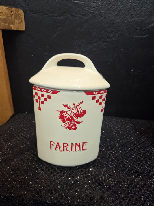 Vintage "Farine" Flour Canister by Le Comptoir de Famille