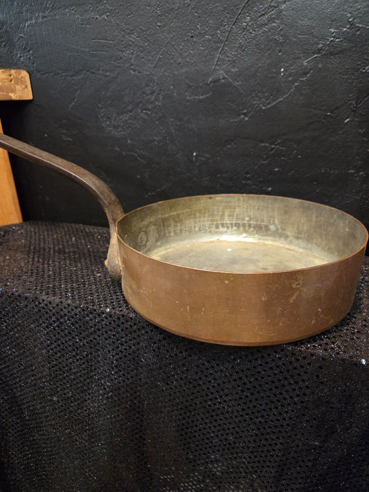 French Copper Saute Pan 10 inch