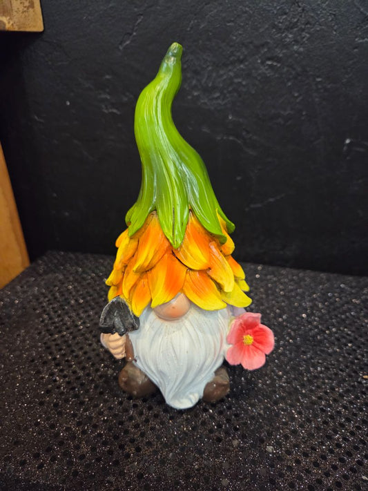 Flower Hat Garden gnome