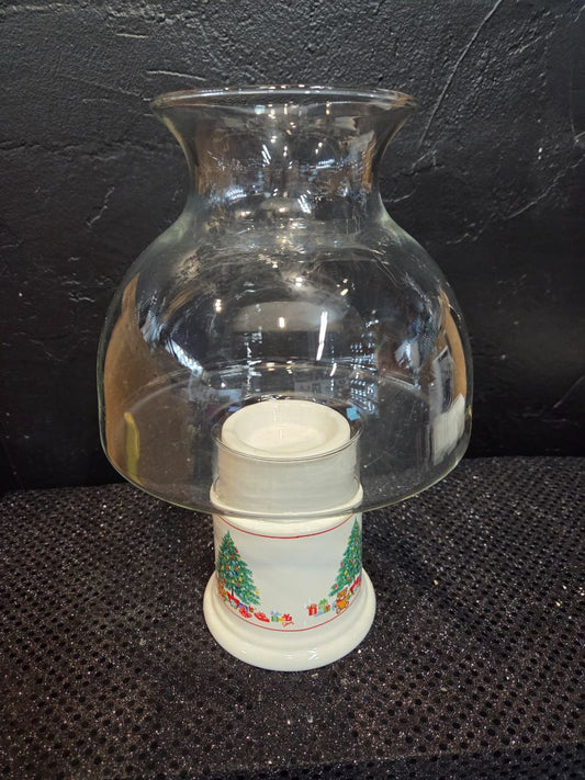 Vintage HiMark Christmas Tree Hurricane