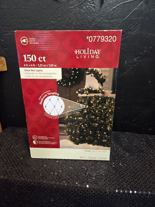 Holiday Living Clear net lights