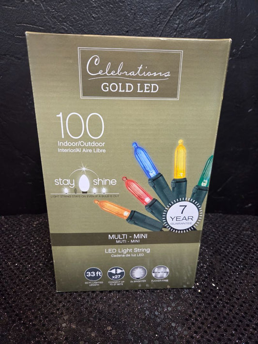Celebration Gold Led Christmas Lights