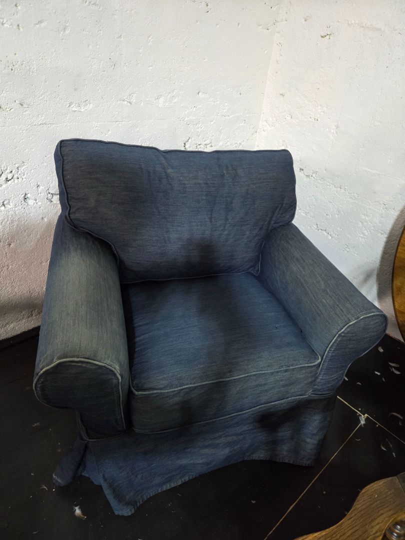 Pottery Barn Chair Denim cover