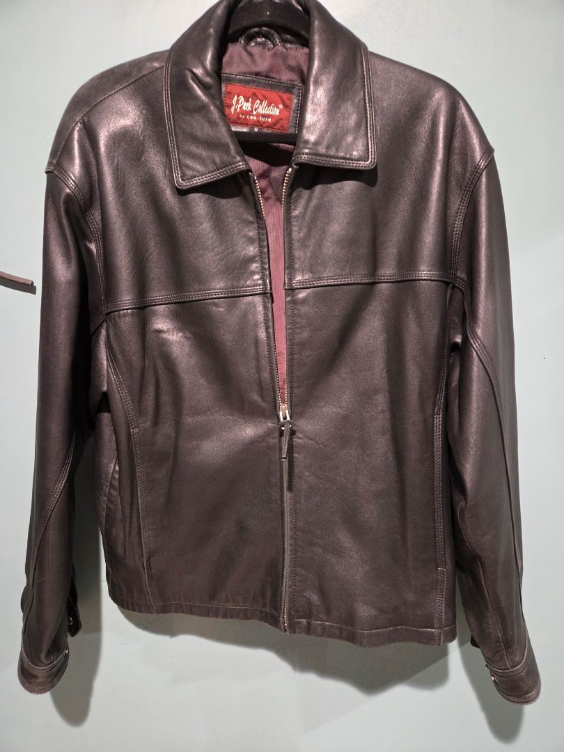 Couture by J.Park Lamb Leather Bomber Jacket Sz Small