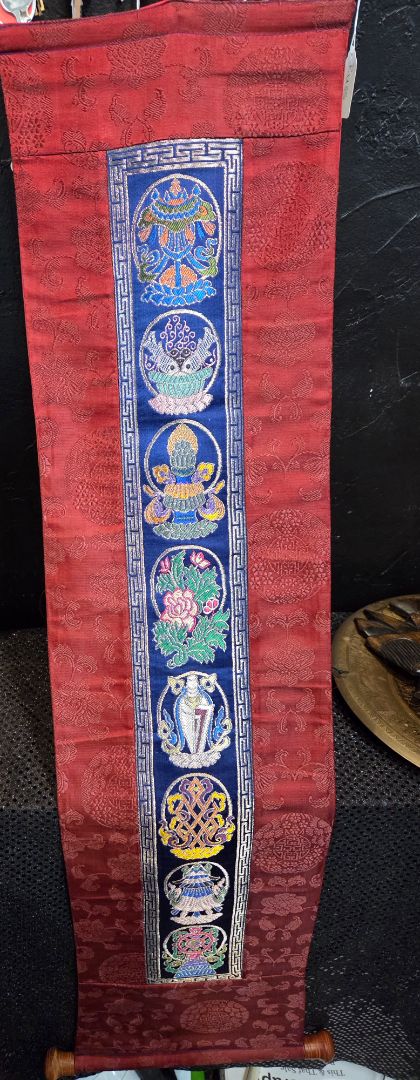 Tibetan Brocade Wall Hanging Silk