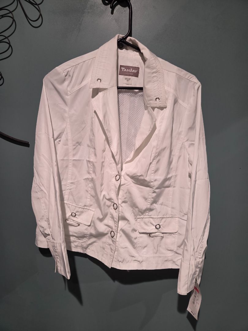 TanJay Utility Jacket White (sz 10P)