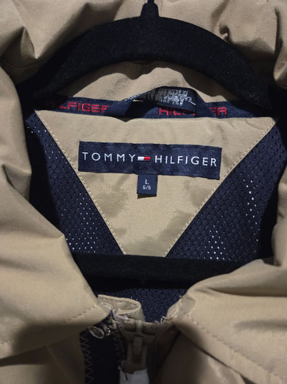 New w/ Tags Tommy Hilfiger Vintage 90's Tan RainCoat (sz L)
