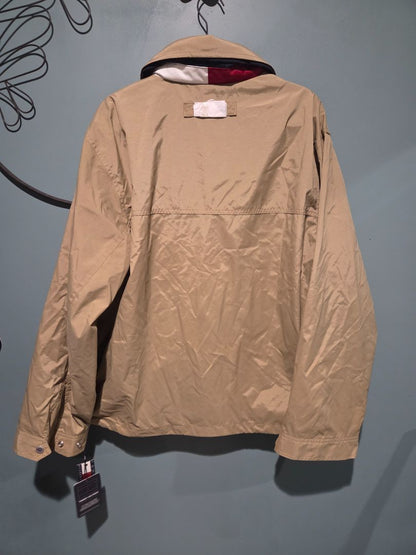 New w/ Tags Tommy Hilfiger Vintage 90's Tan RainCoat (sz L)