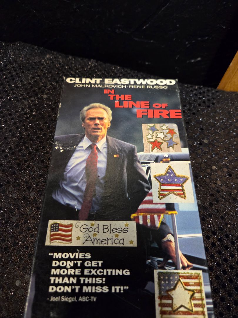 VHS In The Line of Fire