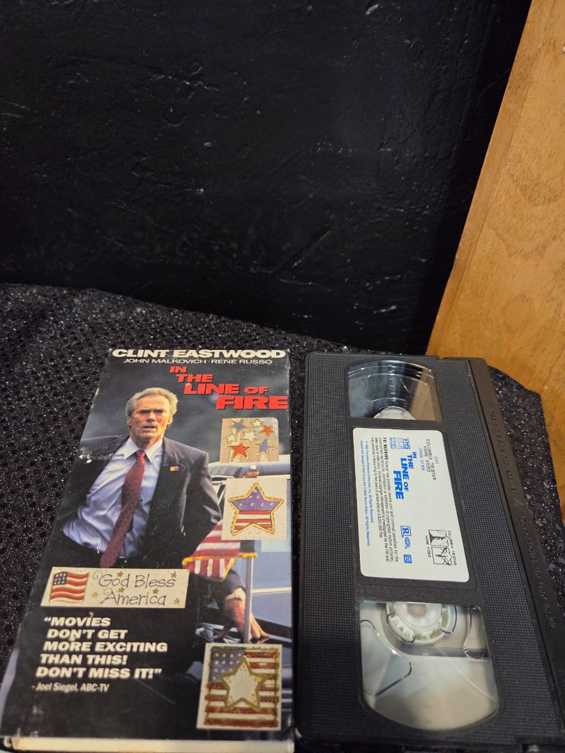 VHS In The Line of Fire