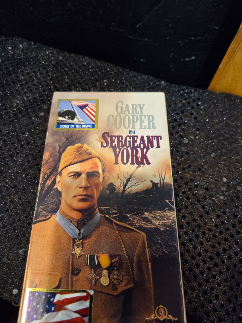 VHS Gary Cooper In Sergeant York