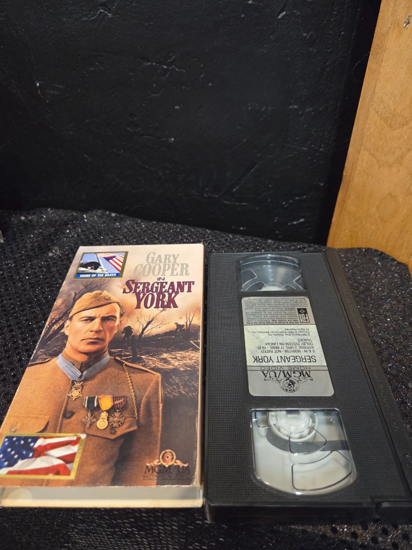 VHS Gary Cooper In Sergeant York