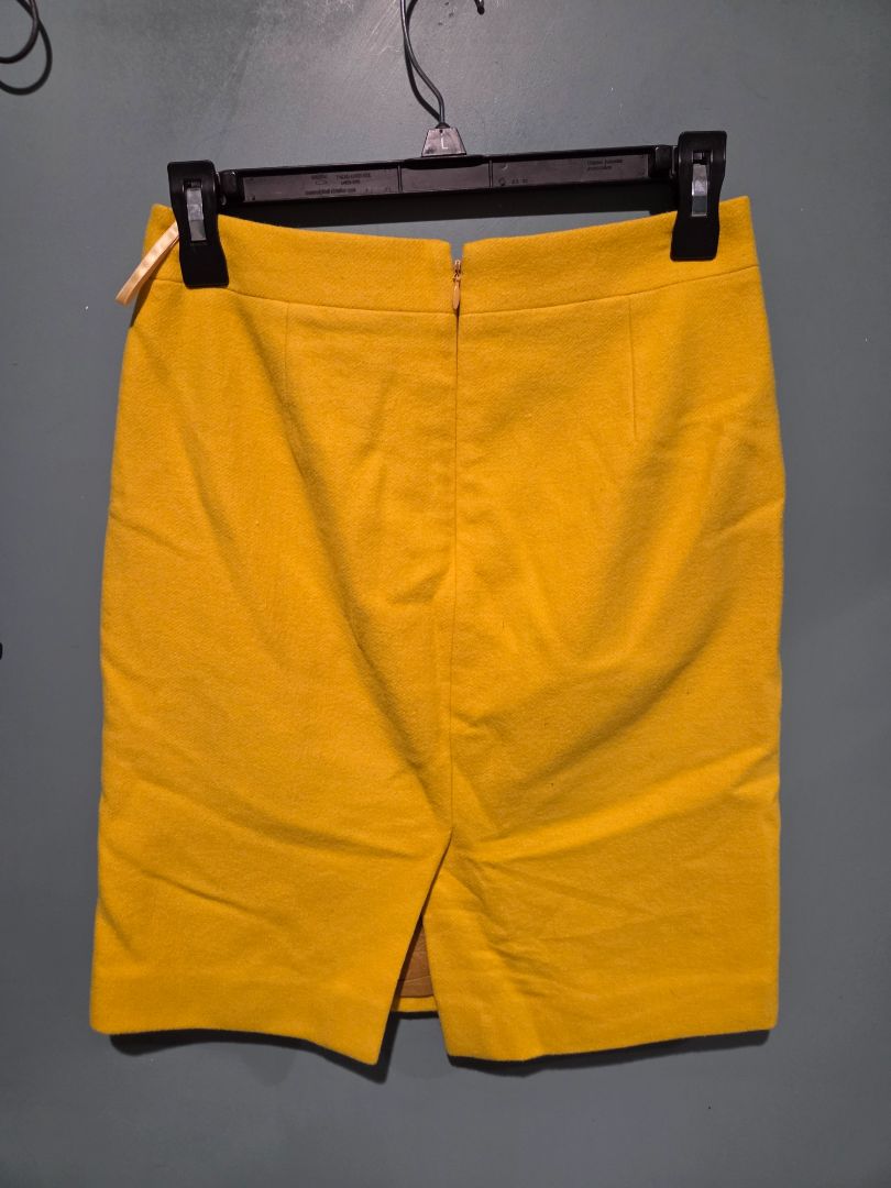 J.Crew The Pencil Skirt Yellow (sz 0)