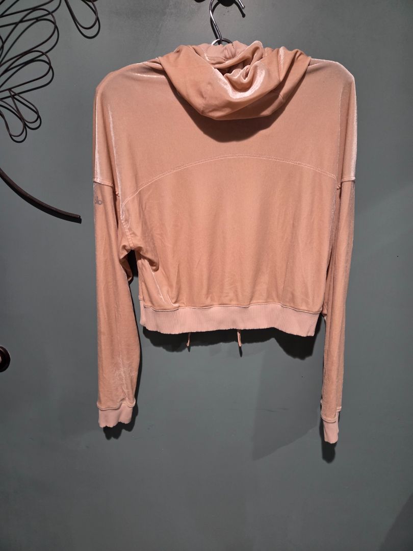 Alo Yoga Top Velour Pink