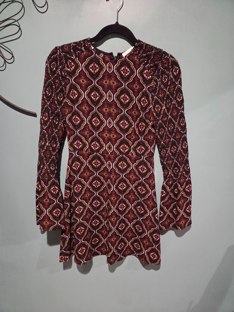 A.L.C. ALexa Kaleidoscope Print A Line Dress