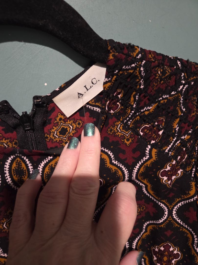A.L.C. ALexa Kaleidoscope Print A Line Dress