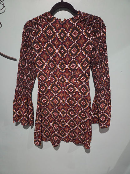 A.L.C. ALexa Kaleidoscope Print A Line Dress