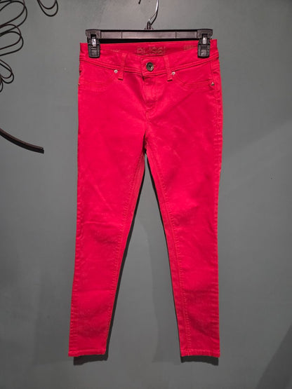 DL1961 Angle Mid Rise SKinny Ankle Pants Pink (sz 25)