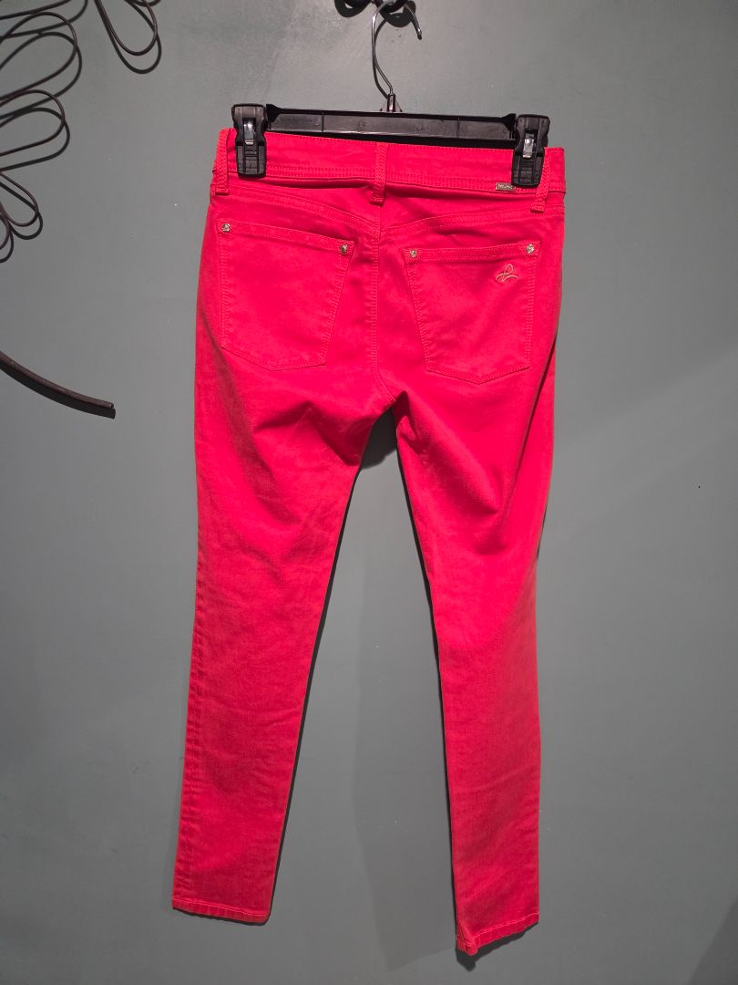 DL1961 Angle Mid Rise SKinny Ankle Pants Pink (sz 25)