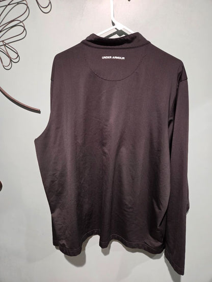 UA 1/4 Zip Black Pullover (sz XXL)
