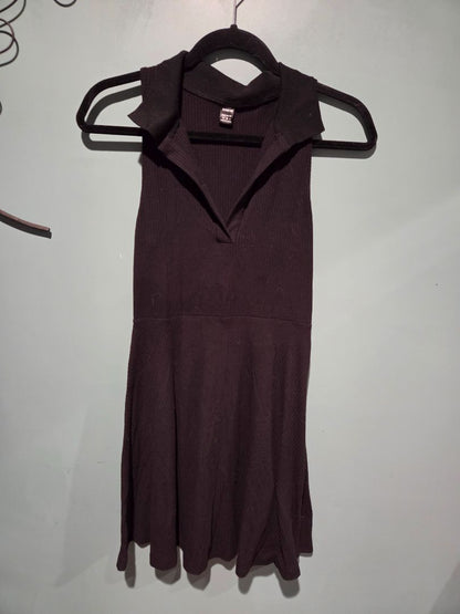Shein Black Rib Knit Dress (sz M)
