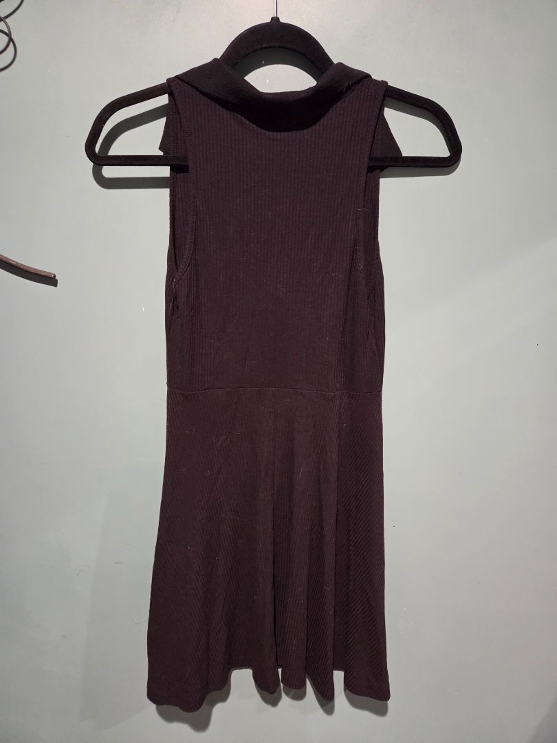 Shein Black Rib Knit Dress (sz M)