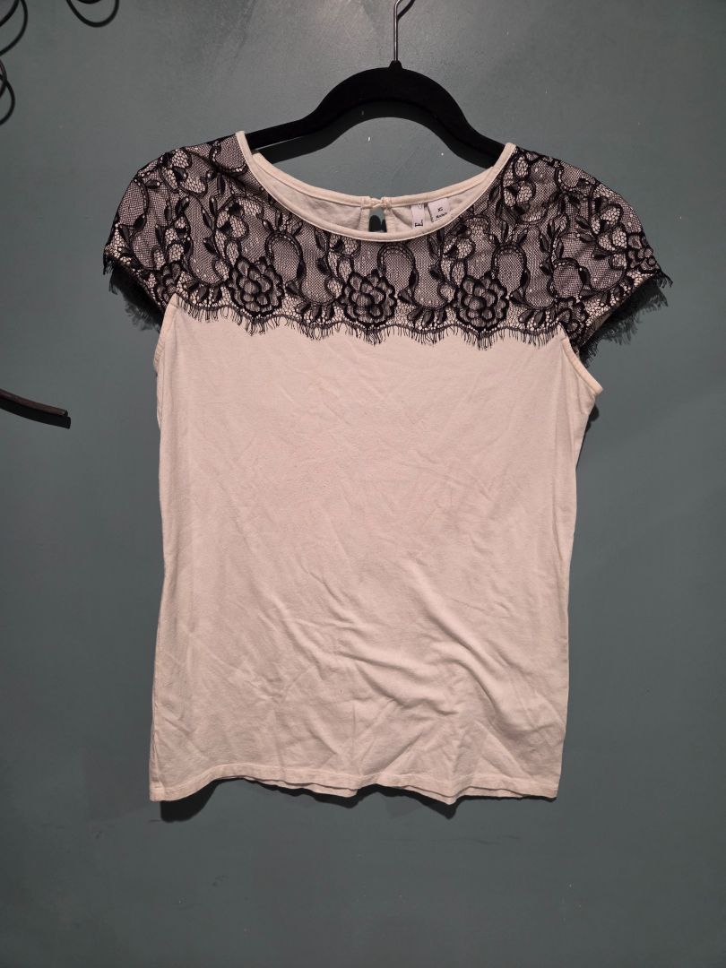 Elle White Knit Top (sz XS)