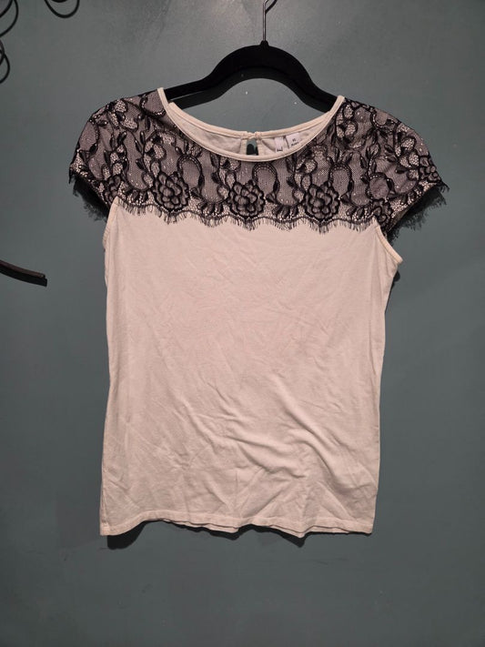 Elle White Knit Top (sz XS)