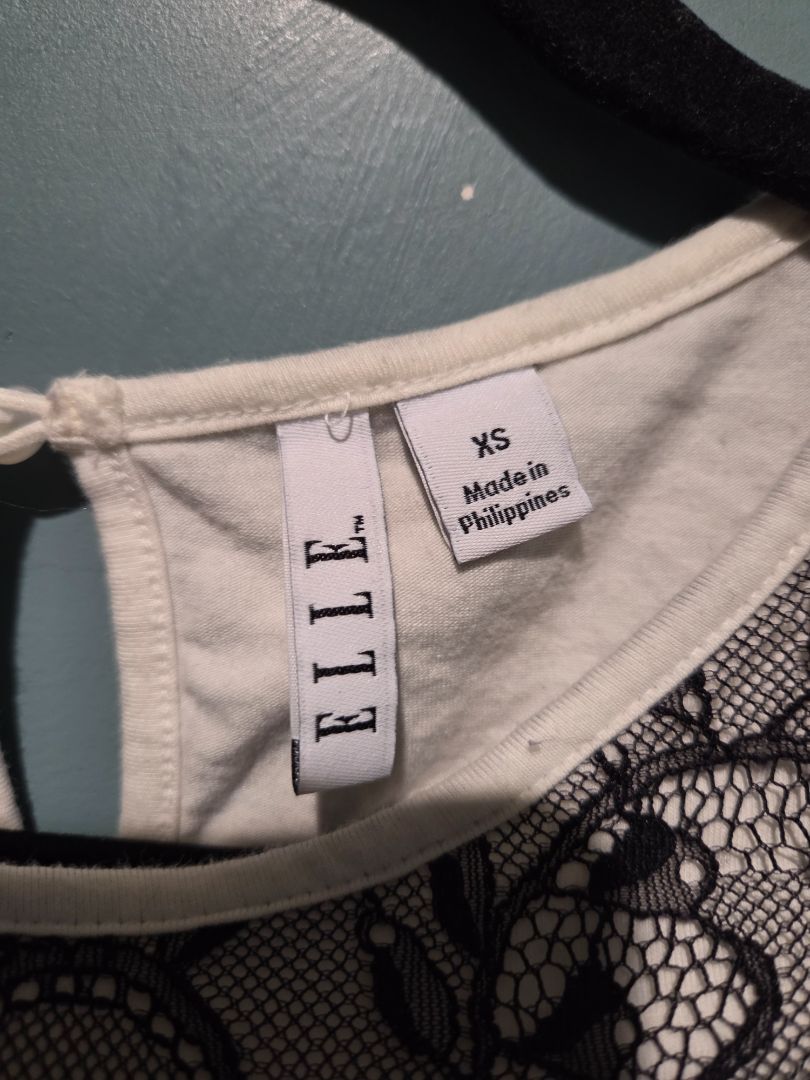 Elle White Knit Top (sz XS)