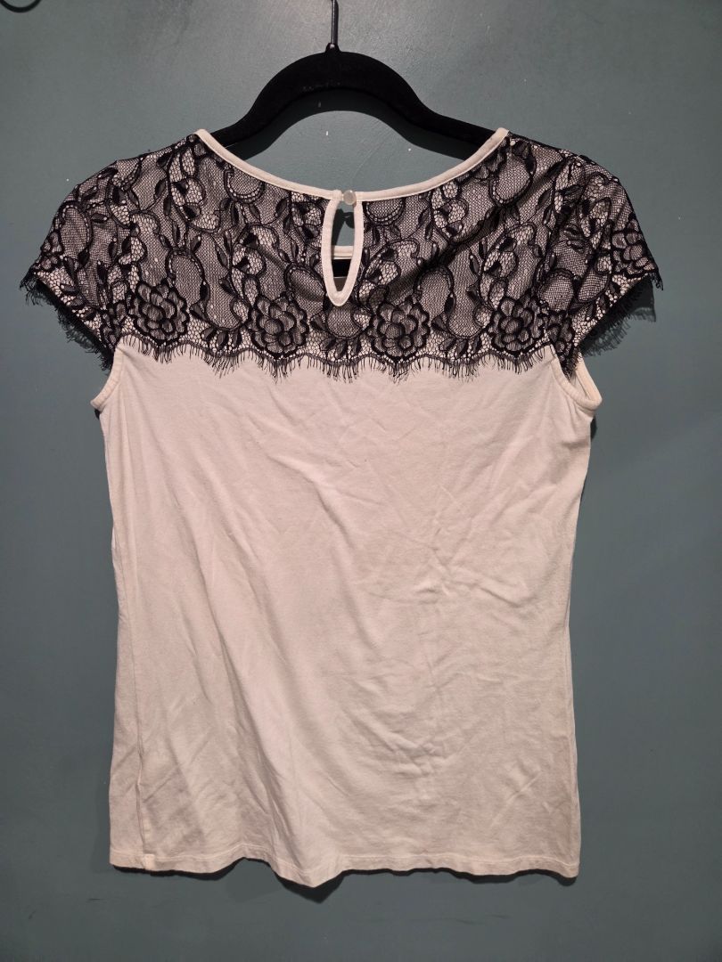 Elle White Knit Top (sz XS)