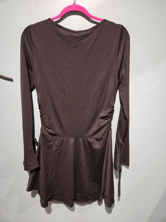 Black Tunic Style Dress (sz L)